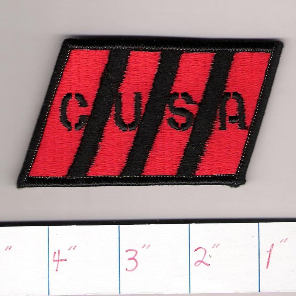 Unknown CUSA Embroidered Sew On Patch